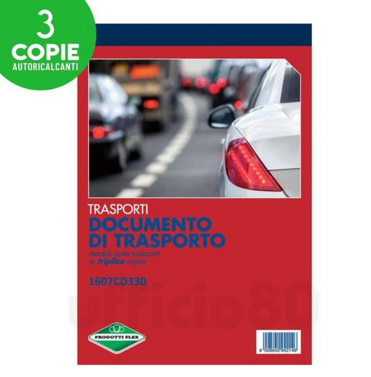 Documento di trasporto A5 triplice copia