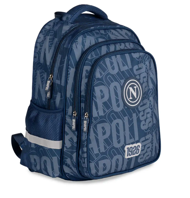 Zaino scuola SSC Napoli blu con pallone omaggio